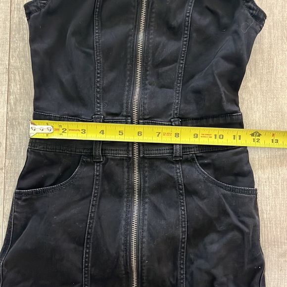 Burberry Brit Sleeveless Black Trench Belted Dress US Sz 2 - Picture 6 of 10